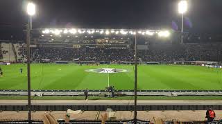 PAOK - Club Brugge 0-2, Στην Ευρώπη το καλύτερο σιρόπι, είσοδος ομάδας για προθέρμανση