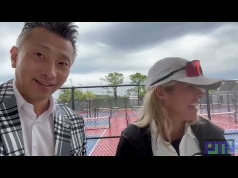 Johnny Pickles interviews Stephanie Cooney Referee for Pickleball Television Network