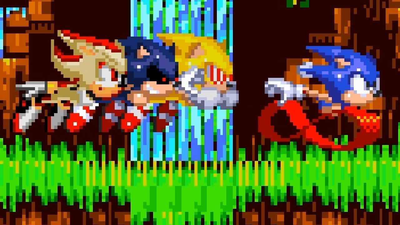 Fleetway Super Sonic VS Sudoku Sonic.exe ~ Sonic 3 A.I.R. mods ~ Gameplay 