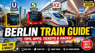 🚆 Berlin Train Guide 2026 | Best Apps, Tickets & Travel Tips 🇩🇪#train #travel #europe