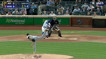 Granderson ends the no-hit bid with a single