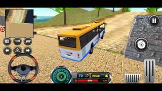 Uphill Offroad Bus Driving Sim 🚌 💥  Gameplay 860 √Driving bus on mountain || Mobile Gameplaystv screenshot 3