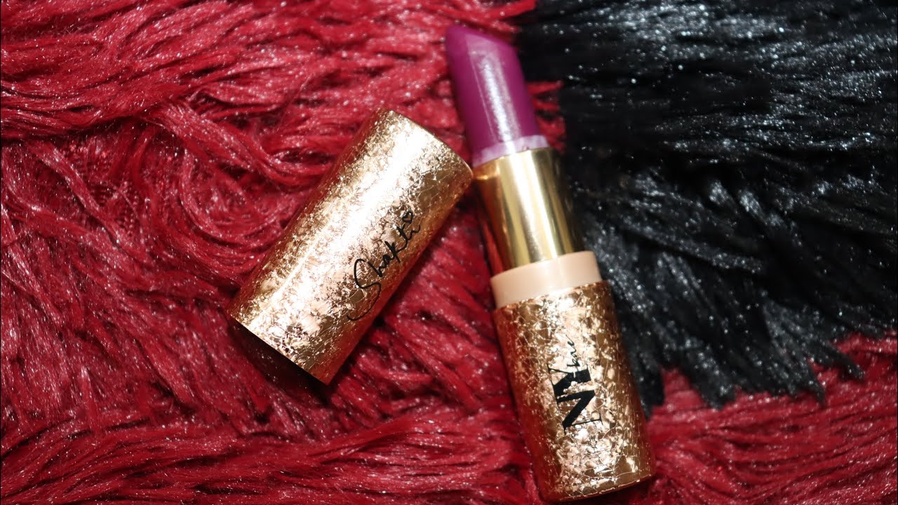 Ny bae purple lipstick swatch 