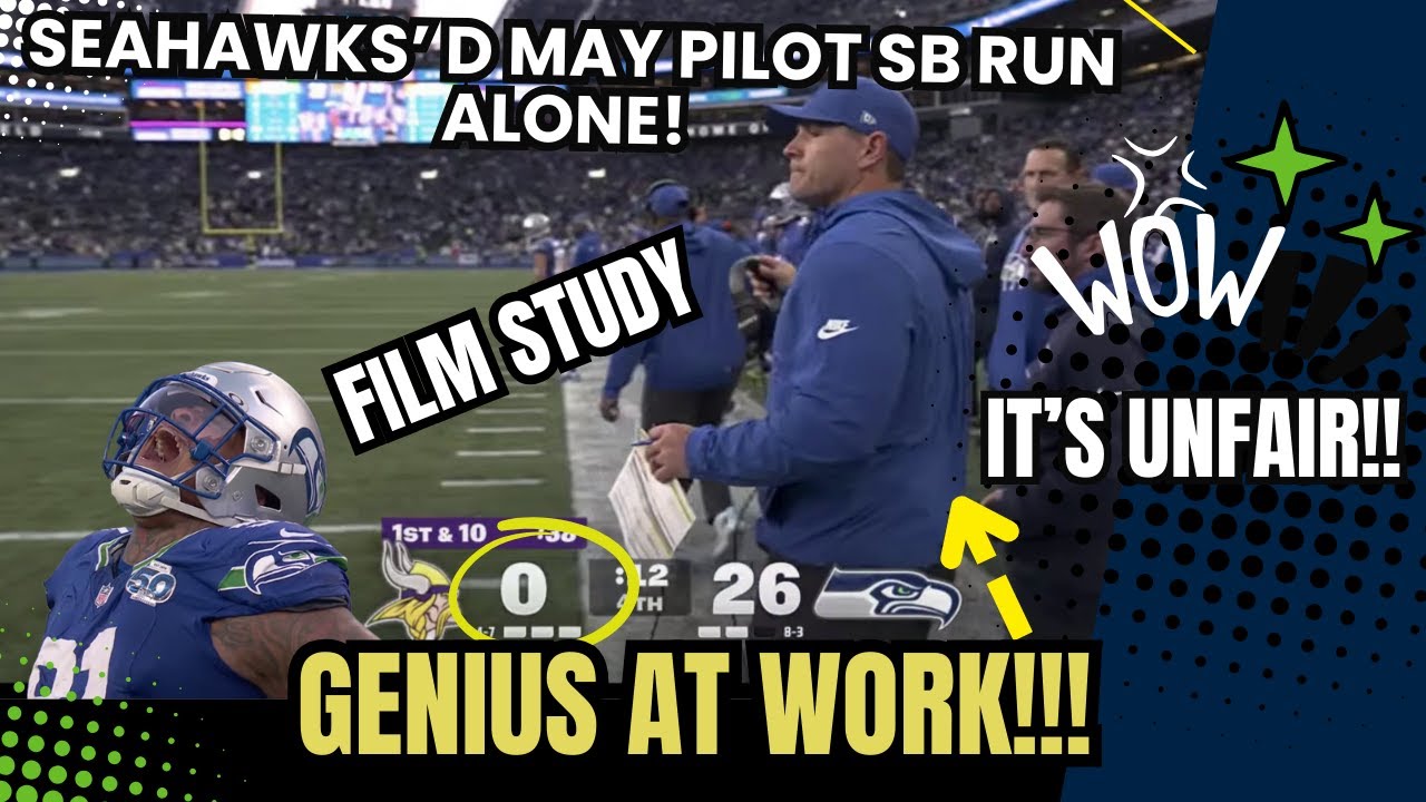Seahawks Study: Quiet..Macdonald is a GENIUS AT WORK! | MERCY RULED ON D ALONE!