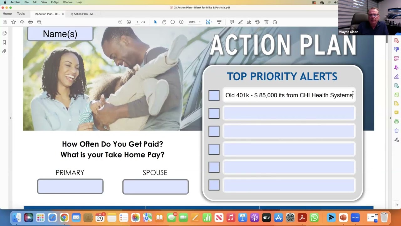 The Action Plan: Wayne Olson