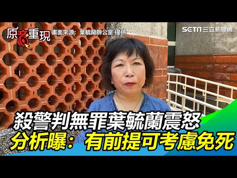 殺警判無罪／葉毓蘭分析曝「前提」：可考慮精神病患免死｜三立新聞網SETN.com