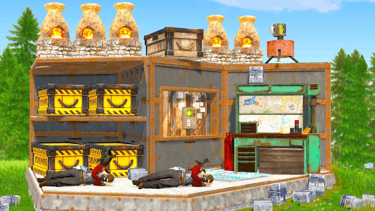 i found a decayed base off spawn...