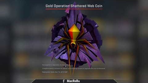 GOLD Operation Shattered Web Coin Upgrade