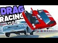 BeamNG UPDATE! Real Drag Racing! High Speed Racing & Crashing! - BeamNG Drive 0.17 Update