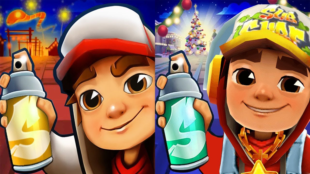 Subway Surfers Luoyang 2025 Year of the Snake Jake vs Winter Wonderland Jake Star outfit Gameplay HD