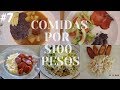 Menú Semanal # 7 | 5 Comidas por $100 | Erika Blop