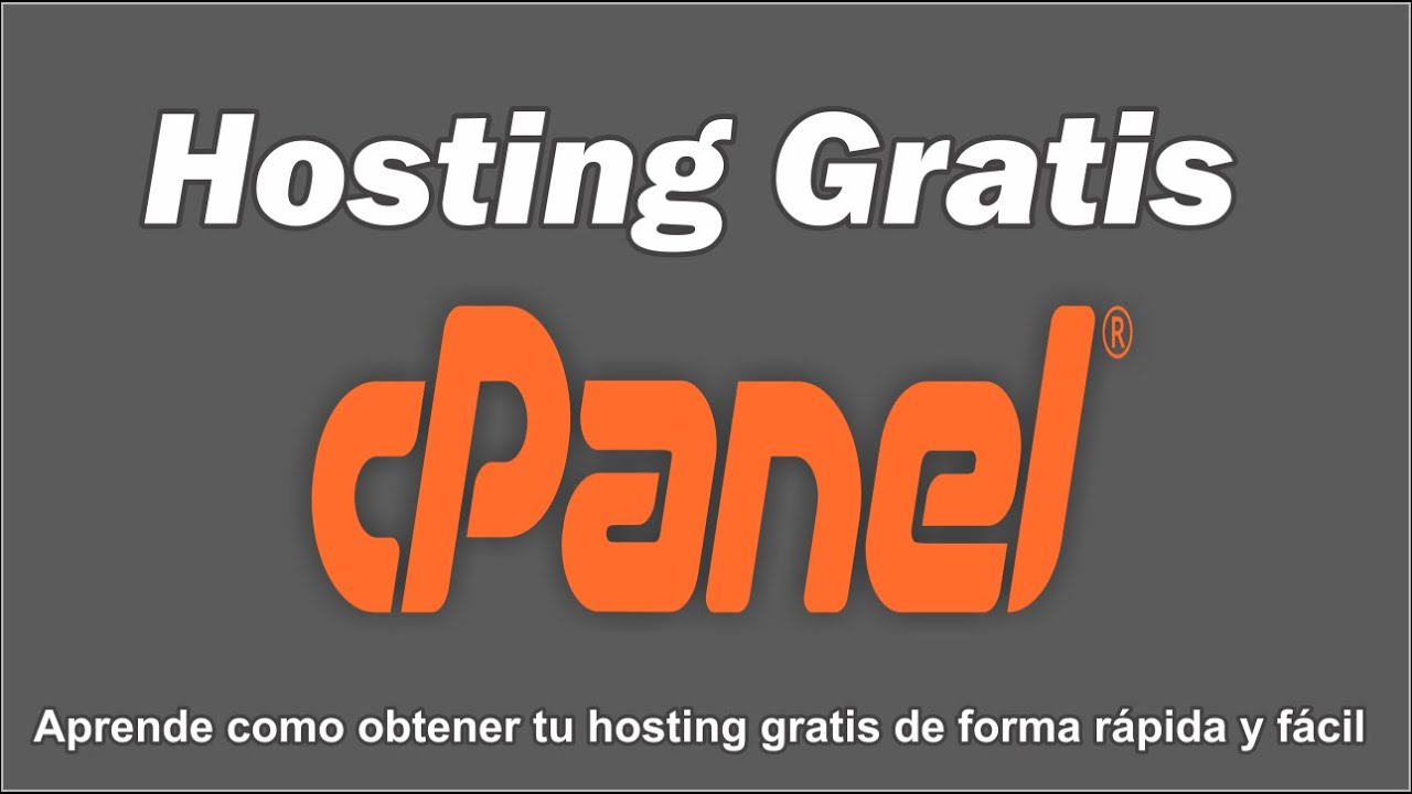 HOSTING Y DOMINIO GRATIS CON CPANEL Y SIN ANUNCIOS - 2020 - YouTube