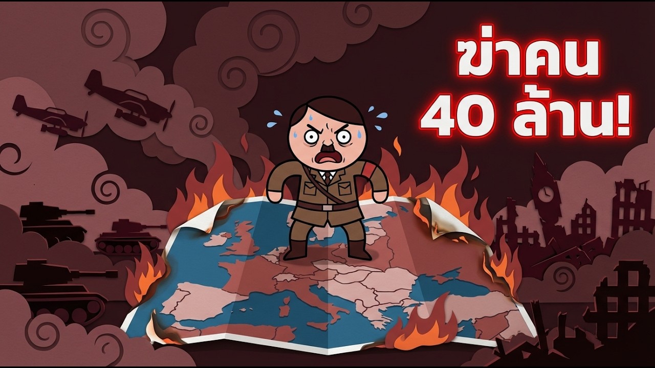 สงครามโลกครั้งที่ 2: 6 ปีที่ฆ่าคน 40 ล้านในยุโรป! (ฉบับเต็ม) | ย้อนอดีต