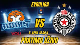 BUDUĆNOST-PARTIZAN! ABA LIGA! 5. April! 18.00 h PRATIMO UŽIVO ! #kkpartizan  #abaliga