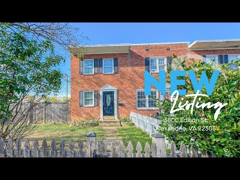3800 Edison St, Alexandria, VA home video tour