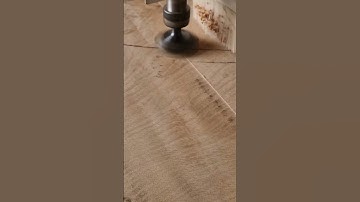 Using a CNC Machine to Flatten a Live Edge Oak Coffee Table