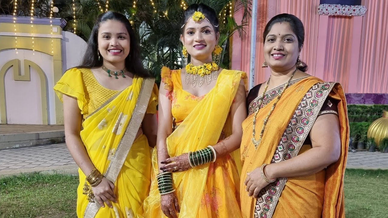 पुजाने बनवली कोरियन स्टाईल maggi 🍜😜 स्नेहलच हळदी function 💛😍