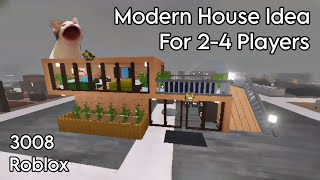 I MADE A BEAUTIFUL MODERN HOUSE IDEA FOR 3008 ROBLOX | MyelPlays