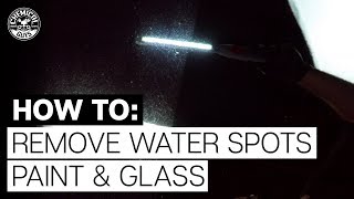 Why is it that water spots are so difficult to remove? we often
questioned, "how remove from paint and glass." in today's video, nick
e...