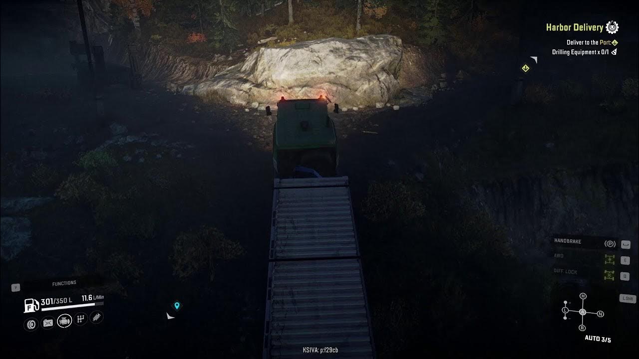 SnowRunner Harbor Delivery Drummond Island Michigan, USA Part 02 YouTube