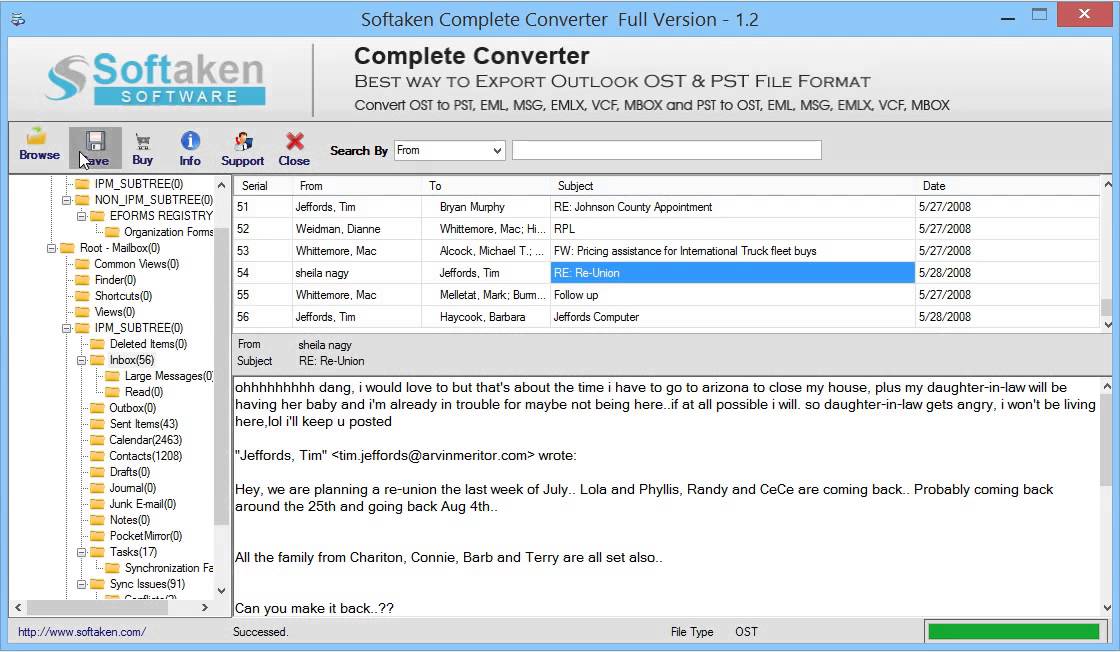 softspire eml to pst converter 4.5