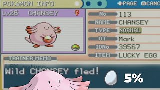 LUCKY EGG Chansey | Pokémon how to get Lucky Egg FireRed and LeafGreen | Gen 3 Lucky Egg held item