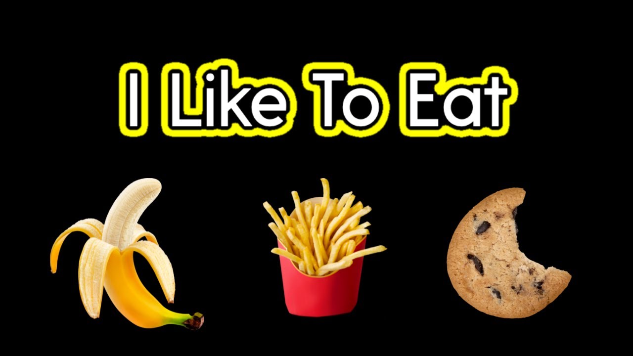  I Like To Eat The Food Song Kids Music And Book Adapted For CVI