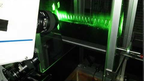 PIV experiment, serrations