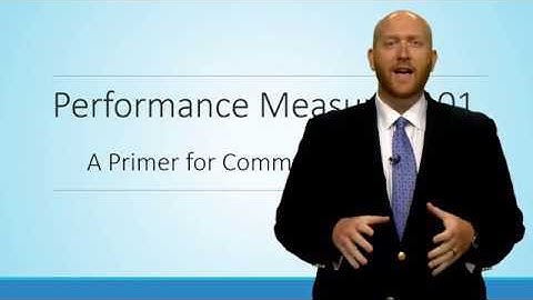 Performance Measures 101