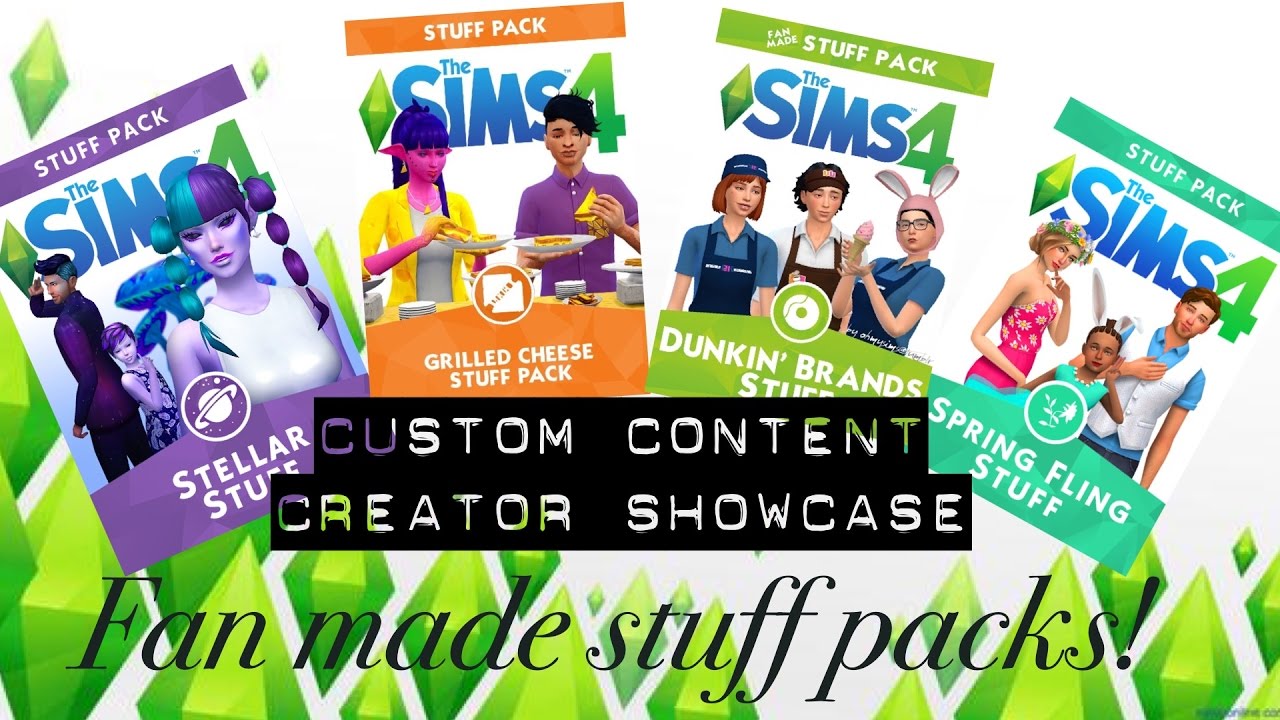 Sims 4 Custom Content Creator Showcase Fan Made Stuff Packs Youtube