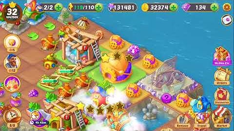 EverMerge Beta tester. level 32 and the last piece of land on the main island. June 30 2021.