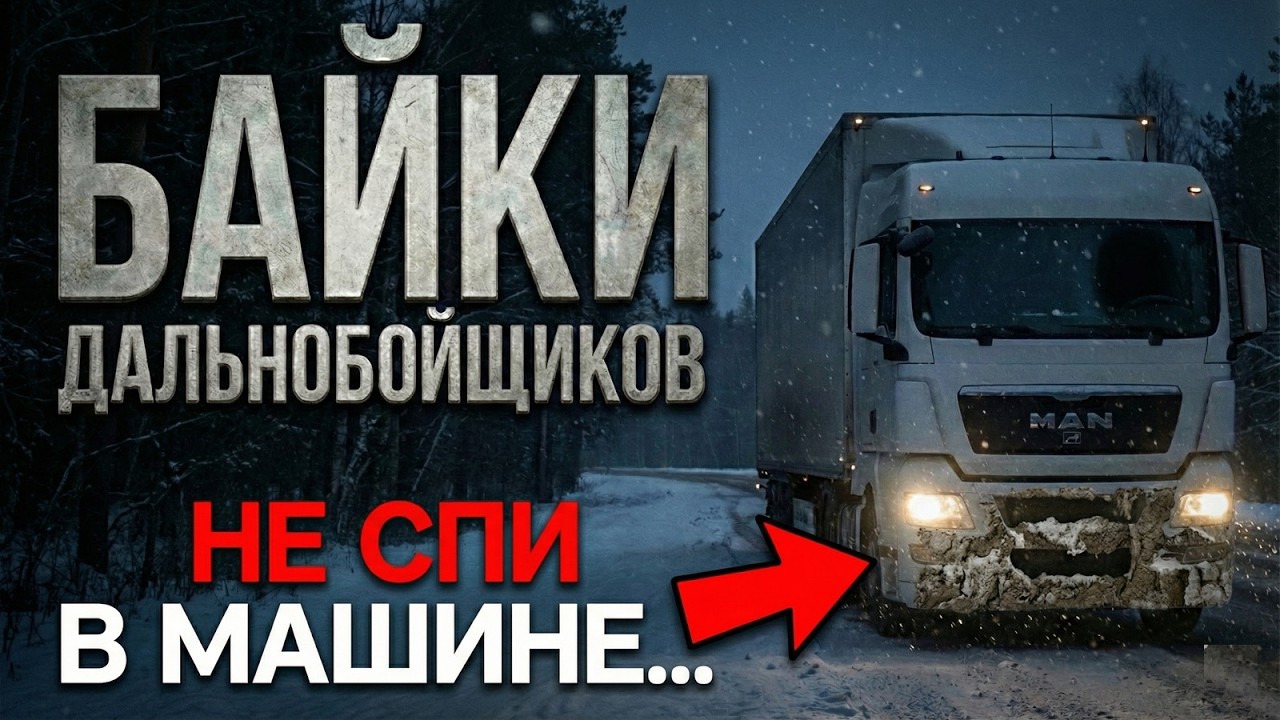 ВКЛЮЧИЛ РЕГИСТРАТОР В КАБИНЕ НА НОЧЬ. ТО ЧТО Я УВИДЕЛ - ПОВЕРГЛО В ШОК! Байки дальнобойщиков