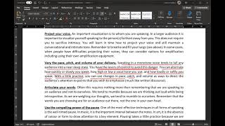 BBA-302: How to use your voice effectively in a presentation