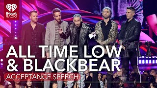 All Time Low & blackbear Acceptance Speech  Alternative Song Of The Year iHeartRadio Music Awards