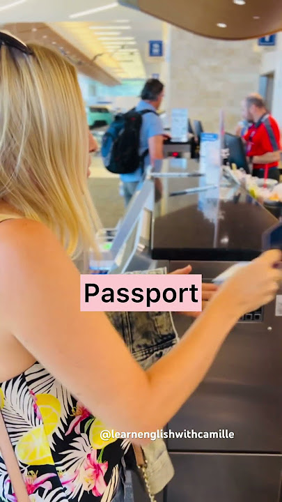 Real life English “Airport check-in”