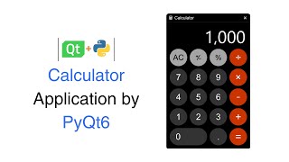 Building a Calculator from Scratch by PyQt6 | Python GUI Tutorial