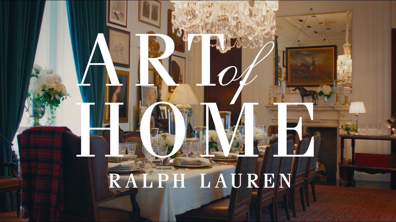RALPH LAUREN HOME | Art of Home | The Art of Layering with Martina  Mondadori - YouTube
