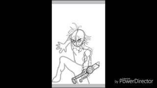 Fanart do Meliodas @monsterboo07