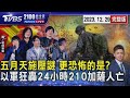 五月天被施壓疑雲 學者點名更恐怖的是百姓無感 以色列狂轟 加薩24小時內210人慘死空襲彈雨｜2100TVBS看世界完整版｜20231229｜TVBS新聞 @TVBSNEWS01