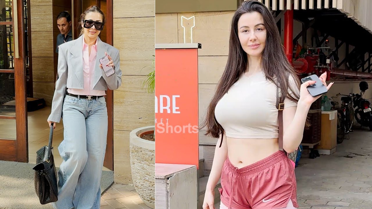 Giorgia Andriani Spotted Outside Food Square And Malaika Arora Snapped At Bandra | MS shorts