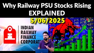 Why Are Railway PSU Stocks Rising | Railway PSU Stocks Bullish Now | IRFC, RVNL, Titagarh |
