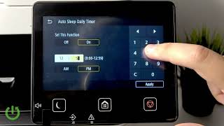 CANON i-SENSYS MF657Cdw – How to Set Up Auto Sleep Daily Timer screenshot 4