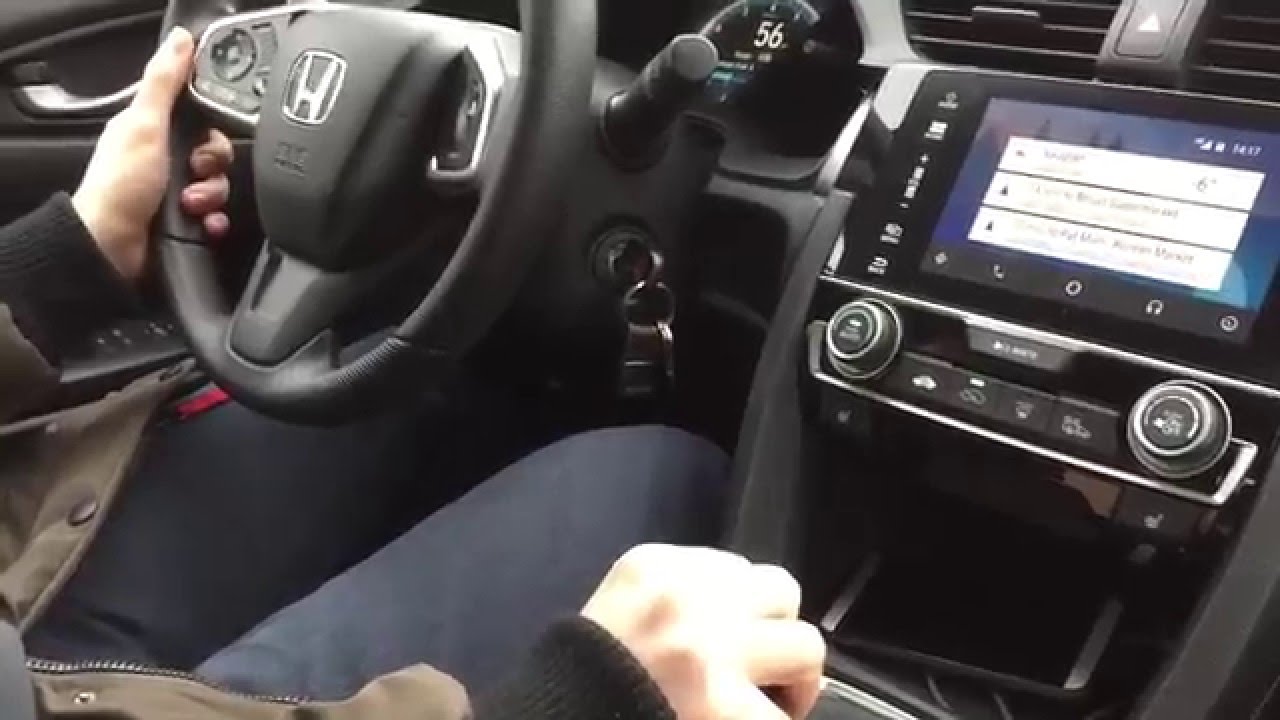 2016 Honda Civic Manual Driving Around Part 1 - YouTube