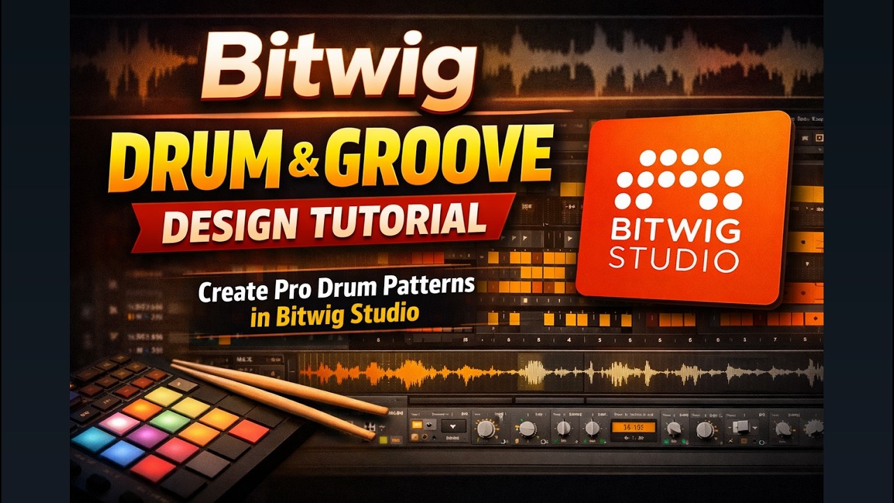 Bitwig Drum & Groove Design Tutorial – How to Create Professional Drum ...