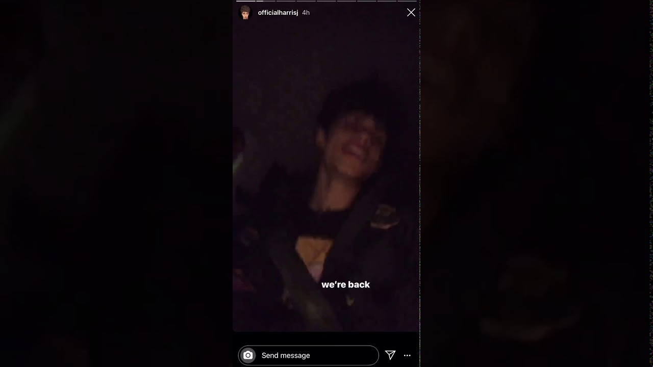 Harris J - Insta Story (10/06/20)