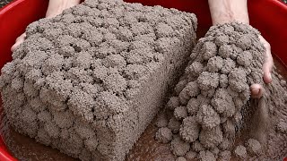 Bombastic video dusty crunchy soft Clay chunks crumble dry on Claypot and water 💦💦💦 paste play Asmr 