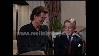 Ted Danson & Macauley Culkin Interview Getting Even With Dad 1994 Rity Archive