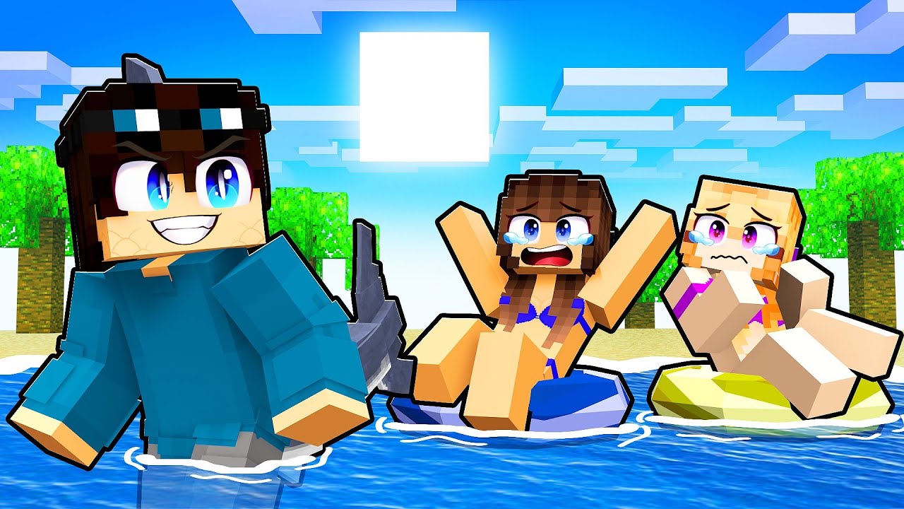 UM TUBARÃO em UMA ILHA só de GAROTAS!