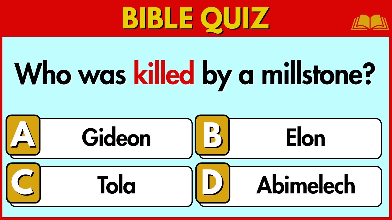 Ultimate Bible Quiz | 33 Hard Questions on  the Patriarchs of Old! 📜#biblequiz