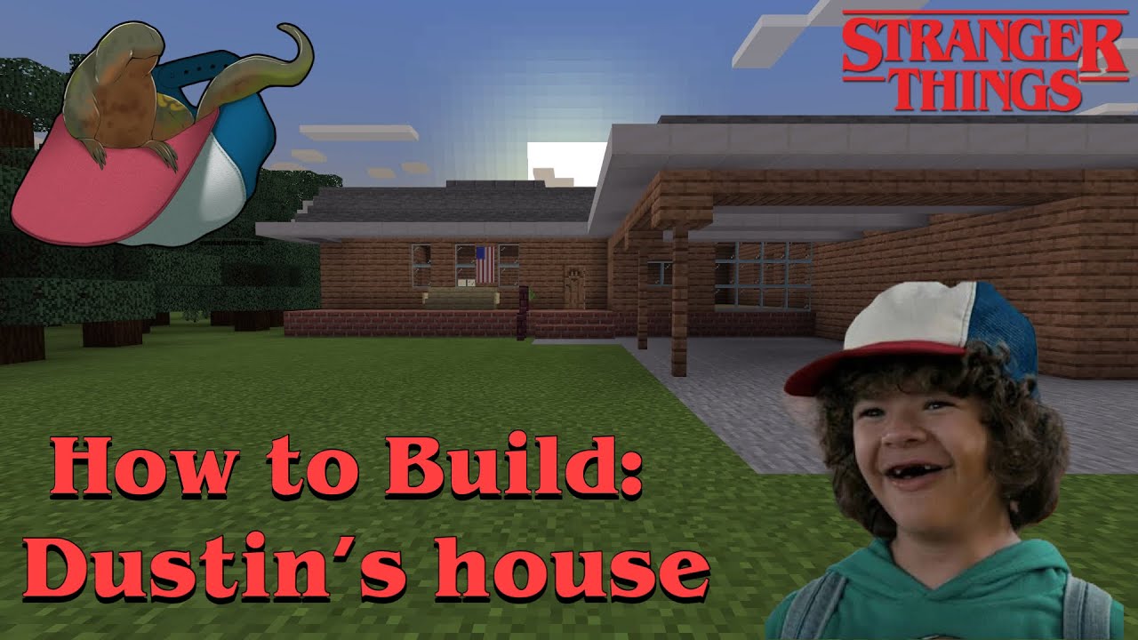 How To Build Dustin S House From Stranger Things In Minecraft Youtube